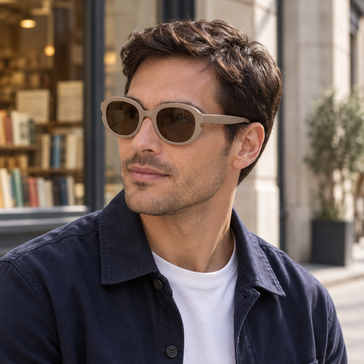 Inset-Corner Sunglasses