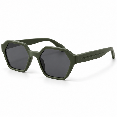 Sculpted Hexagon Sunglasses
