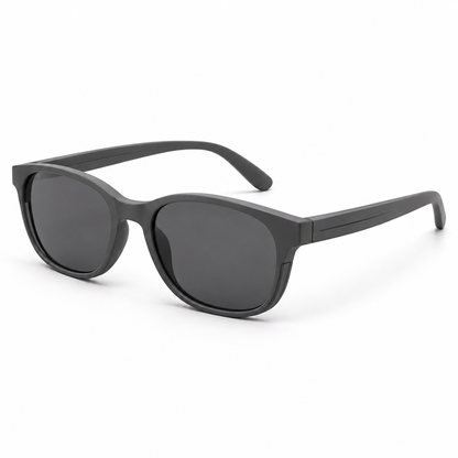Sculpted Oval Sunglasses - Graphite Grey